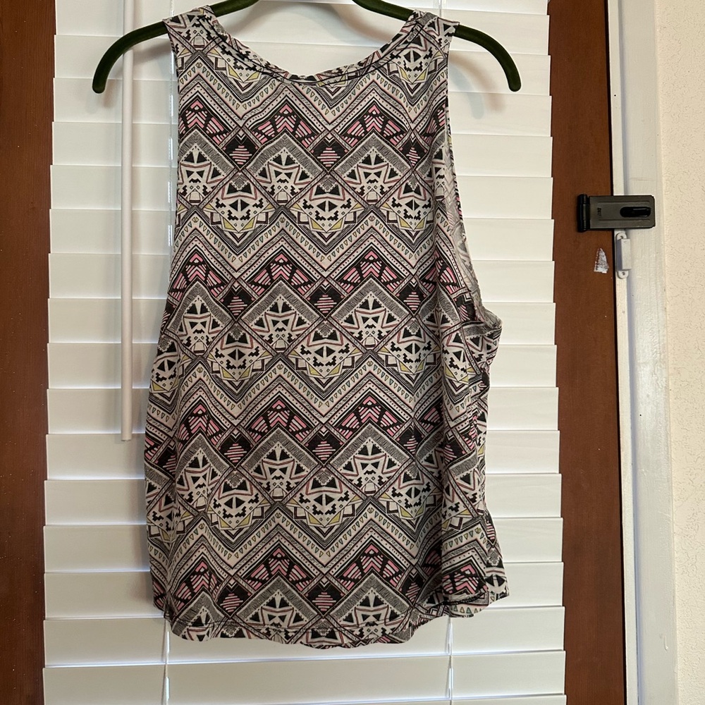 PINK Victoria's Secret Tribal Pattern Tank Top